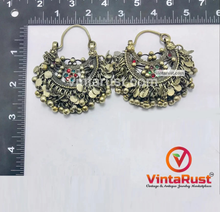 Load image into Gallery viewer, Antique Ethnic Hoop Earrings With Bells
