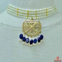 Load image into Gallery viewer, White Pearls Handmade Beaded Jewelry Set

