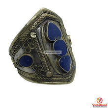 Load image into Gallery viewer, Vintage Kuchi Golden Tone Afghani Cuff
