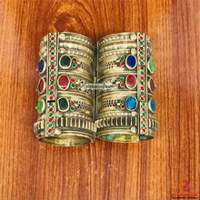 Load image into Gallery viewer, Big Massive Gypsy Vintage Cuff Bracelet
