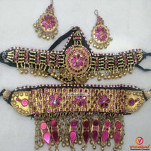 Load image into Gallery viewer, Golden Tone Handmade Tribal Women Jewelry Set
