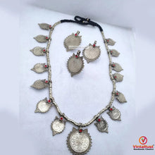 Load image into Gallery viewer, Vintage Coins Necklace With Earrings and Ring
