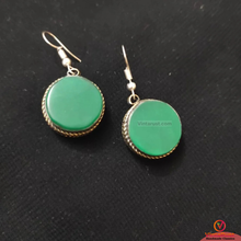 Load image into Gallery viewer, Antique Handmade Gemstones  Earrings
