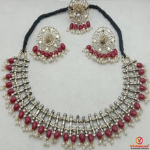 Load image into Gallery viewer, Beads and Pearls Kuchi Jewelry Set
