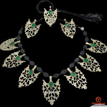 Load image into Gallery viewer, Tribal Stone Beaded Motif Complete Jewelry Set
