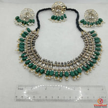 Load image into Gallery viewer, Beads and Pearls Kuchi Jewelry Set
