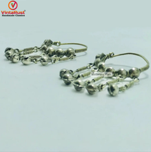 Load image into Gallery viewer, Vintage Hoop Earrings With Long Bells
