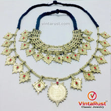 Load image into Gallery viewer, Vintage Golden Two Coins Necklaces Jewelry Set
