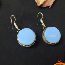Load image into Gallery viewer, Antique Handmade Gemstones  Earrings
