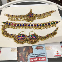Load image into Gallery viewer, Tribal Golden Authentic Ethnic Jewelry Set
