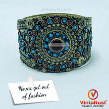 Load image into Gallery viewer, Gypsy Kuchi Bracelet With Beaded Stones
