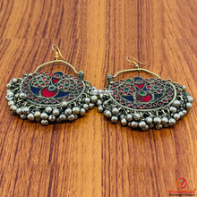 Load image into Gallery viewer, Antique Handmade Hoop Earrings
