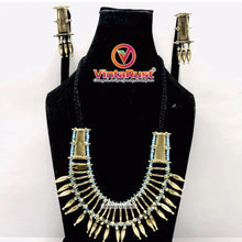 Load image into Gallery viewer, Ethnic Handmade Necklace With Earrings  Jewelry Set
