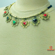 Load image into Gallery viewer, Tribal Antique Necklace and earrings Jewelry Set
