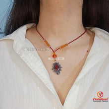 Load image into Gallery viewer, Bohemian Stone Jewelry Cuff Bracelet with Necklace
