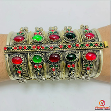 Load image into Gallery viewer, Handmade Tribal Boho Handcuff Bracelet
