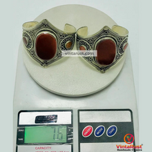 Load image into Gallery viewer, Carnelian Stone Lightweight Handcuff Bracelet
