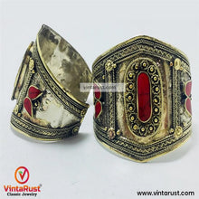 Load image into Gallery viewer, Tribal Antique Handmade Boho Cuff Bracelet
