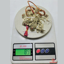 Load image into Gallery viewer, Handmade Tribal Choker Necklace with Earrings &amp; Ring
