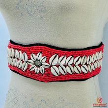 Load image into Gallery viewer, Handmade Belly Dance Beaded Belt With Shells
