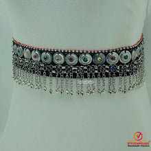 Load image into Gallery viewer, Tribal Belly Belt, Multicolor Stones Light Weight Belt
