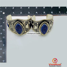 Load image into Gallery viewer, Tribal Adjustable Lapis Lazuli Stone Bracelet
