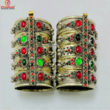 Load image into Gallery viewer, Handmade Tribal Boho Handcuff Bracelet
