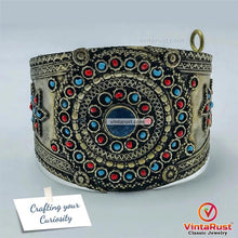 Load image into Gallery viewer, Gypsy Kuchi Bracelet With Beaded Stones

