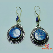 Load image into Gallery viewer, Antique Lapis Lazuli Handmade Earrings
