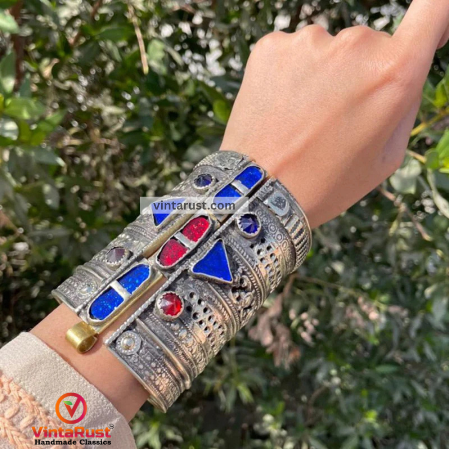 Tribal Handmade Antique Boho Cuff Bracelet