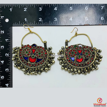 Load image into Gallery viewer, Antique Handmade Hoop Earrings

