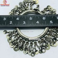 Load image into Gallery viewer, Tribal Kuchi Bangles Bracelet With Dangling Tassels
