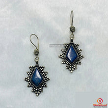 Load image into Gallery viewer, Handmade Lapis Lazuli Boho Drop Earrings
