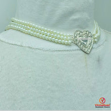 Load image into Gallery viewer, Pearls Beaded Chain Necklace With Earrings
