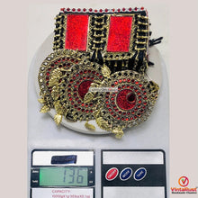 Load image into Gallery viewer, Handmade Necklace With Matha Tikka and Earrings
