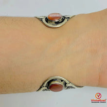 Load image into Gallery viewer, Bohemian Stone Jewelry Cuff Bracelet with Necklace
