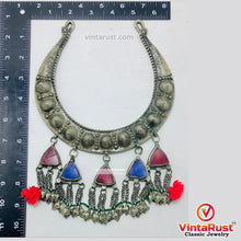 Load image into Gallery viewer, Handmade Vintage Torque Choker With Dangling Pendants
