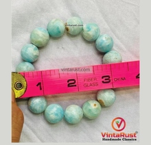 Load image into Gallery viewer, Handmade Smithsonite Gemstone Beaded Bracelet
