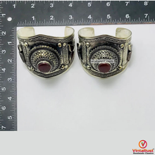 Load image into Gallery viewer, Boho Adjustable Carnelian Stones Cuff Bracelet
