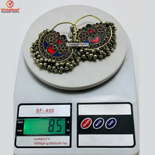 Load image into Gallery viewer, Antique Handmade Hoop Earrings
