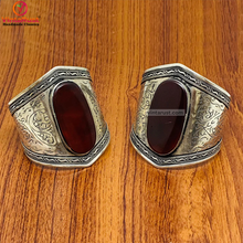Load image into Gallery viewer, Handmade Adjustable Bracelet With Carnelian Stone
