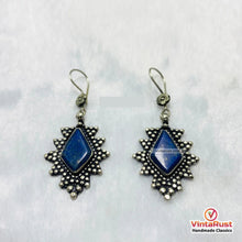 Load image into Gallery viewer, Handmade Lapis Lazuli Boho Drop Earrings
