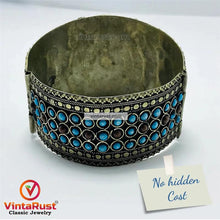 Load image into Gallery viewer, Gypsy Kuchi Bracelet With Beaded Stones
