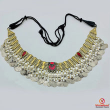 Load image into Gallery viewer, Vintage Belly Dance Belt With Dangling Coins

