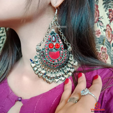 Load image into Gallery viewer, Tribal Massive Boho Dangle Earrings
