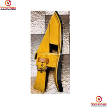 Load image into Gallery viewer, Handmade Suede Leather Norozi Men&#39;s Chappal
