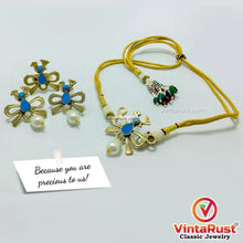 Load image into Gallery viewer, Bow &amp; Bird Handmade Jewelry Set

