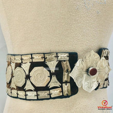 Load image into Gallery viewer, Belly Dance Wide Belt, Handmade Vintage Turkman Belt
