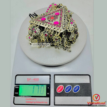 Load image into Gallery viewer, Bohemian Multilayers Necklace With Pink Glass Stones
