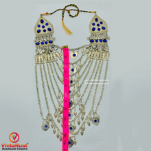 Load image into Gallery viewer, Silver Multilayers Long Bib Necklace
